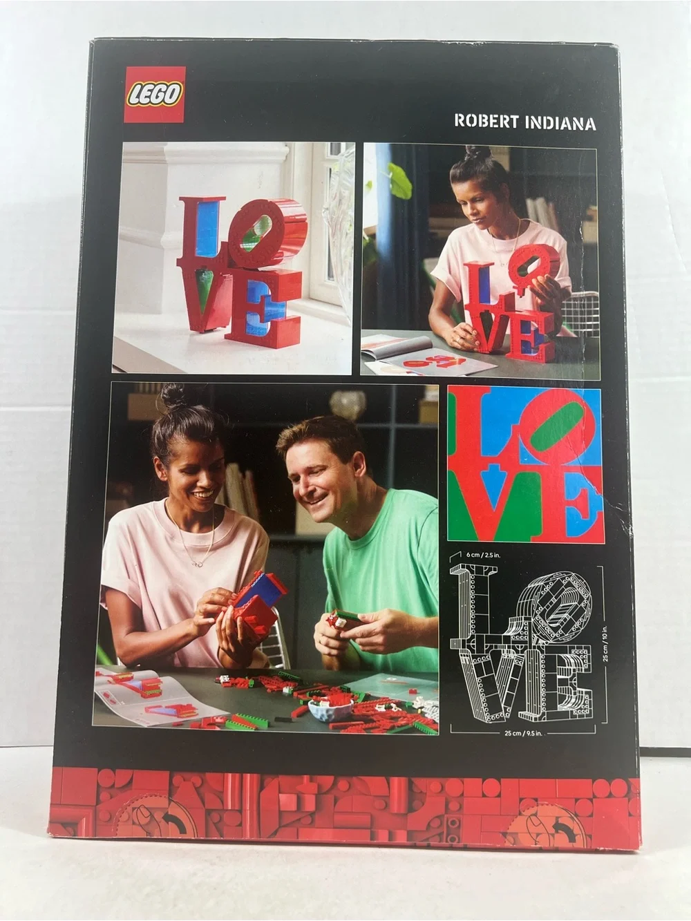 Lego Love By Robert Indiana 31214, 791 pieces!